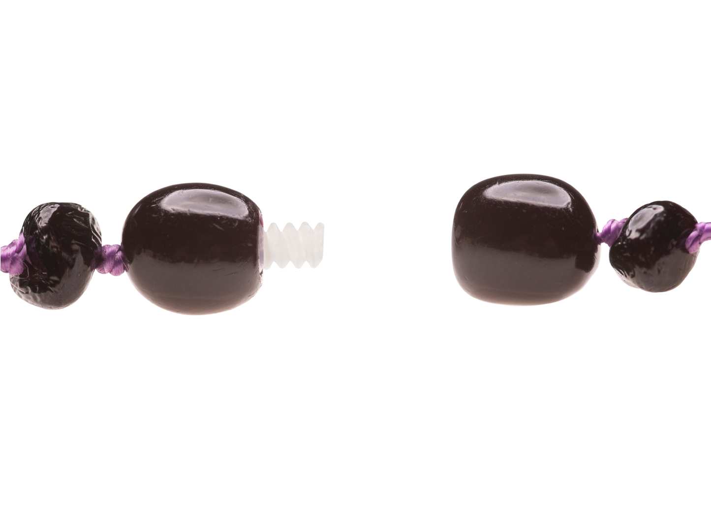 Genuine Amber Necklace & Bracelet Made With Polished Cherry Amethyst & Rose Quartz
