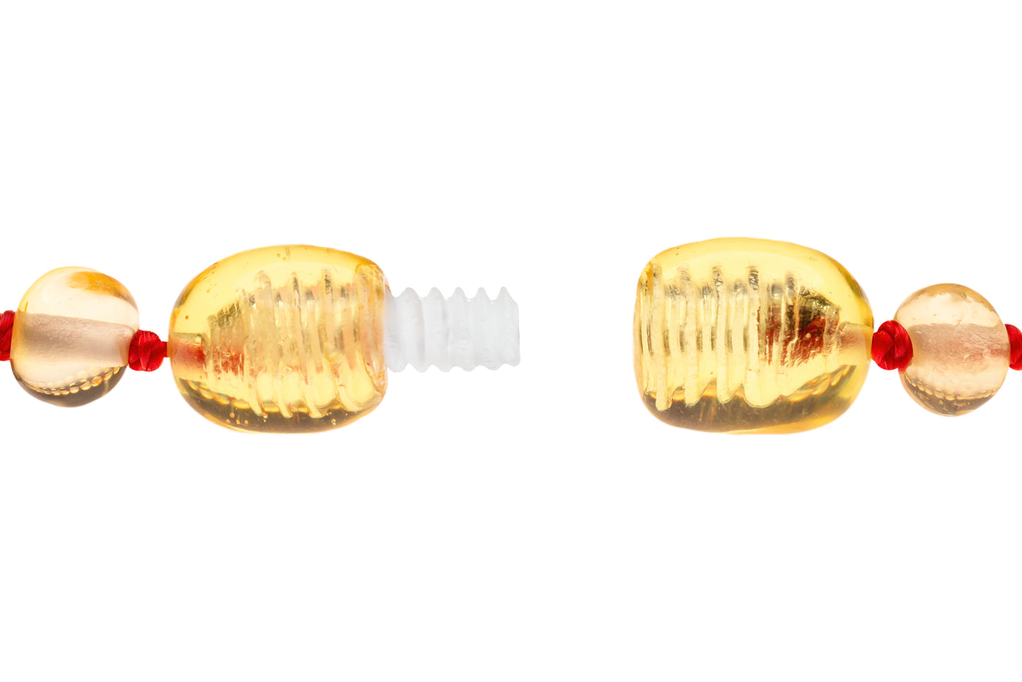 Genuine Amber Bracelet Made With Polished Lemon