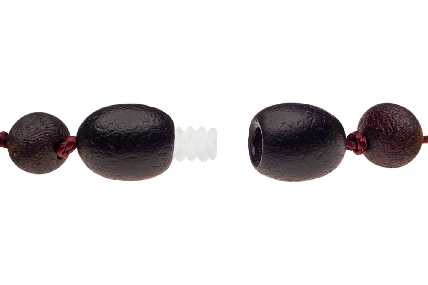 Genuine Amber Bracelet Made With Polished Honey and Unpolished Cherry