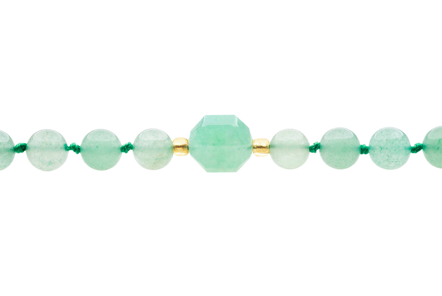 Genuine Amber Necklace Made With Polished Honey & Aventurine