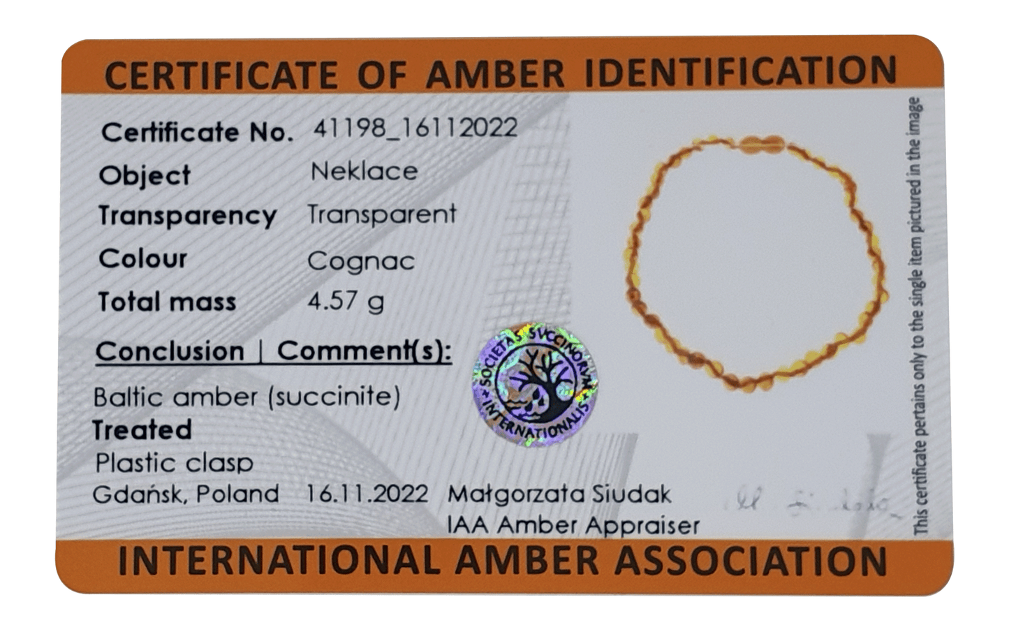 Genuine Amber Necklace Made With Unpolished Multi-color